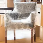 Chair Wrapped in Stretch Wrap