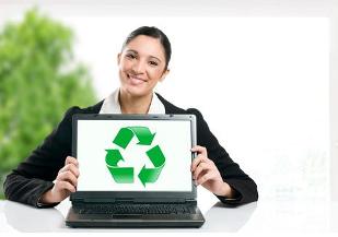 Woman Holding Sign With Recycle Symbol - Recycling Plastic Bags is One Way to Help the Environment Woman Holding Sign With Recycle Symbol - Recycling Plastic Bags is One Way to Help the Environment