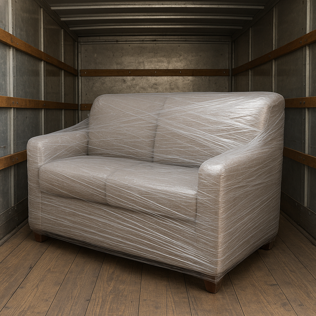 Stretch wrap for furniture